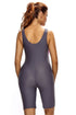 Sexy Rosy Print Pattern Grey Conserved One Piece Swimsuit